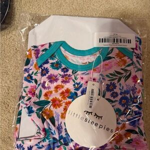 Little Sleepies Floral Infant Gown - Sweet Pea